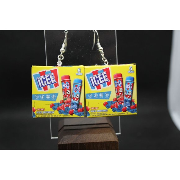 Mini Brands Icee pop Earrings - Picture 2 of 12